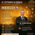 Mit Kompetenz und Förderung durch unsichere Zeiten. Im Rahmen der Veranstaltung der Türöffner in Gründau spricht Dr. Patrick Keller vom RKW Hessen darüber, wie Unternehmen auch in herausfordernden Zeiten handlungsfähig bleiben und passende Fördermöglichkeiten nutzen können. Freuen Sie sich auf praktische Impulse, neue Perspektiven und wertvolle Orientierung für die Zukunft Ihres Unternehmens.